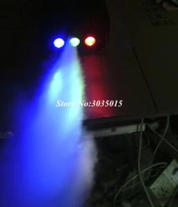 Máquina de fumaça profissional com controle remoto, equipamento de fumaça de led rgb, 500w - Image 4