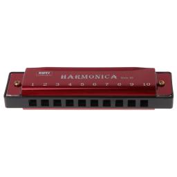 Harmonica com Case, Instrumento Musical, 10 Buracos, Chave de C, Educacional, Presente - Image 3