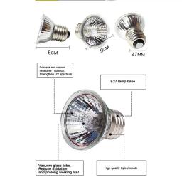 220v/110v uvb 3.0 lâmpada réptil tartaruga basking lâmpadas uv lâmpada de aquecimento anfíbios lagartos controlador temperatura - Image 6