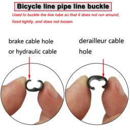 10 pçs mtb bicicleta de estrada hidráulico mecânico freio a disco shift cabo guia mangueira quadro fixação caro linha habitação para bmx gigante dh parte - Image 2