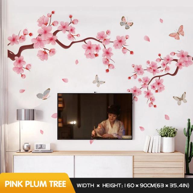 Adesivo de Parede Floral Elegante para Sala de Estar e Quarto - Decoração Sofisticada para Sua Casa