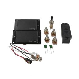 Captadores ativos para guitarra kerrey, conjunto de acessórios para captador de guitarra humaca, gola em v e ponte com potenciômetro - Image 1