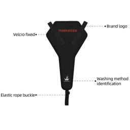 ThinkRider Bike Trainer Sweatbands Treinamento de exercícios em casa Acessórios de ciclismo interno Forte e durável Faixa de suor de bicicleta - Image 5