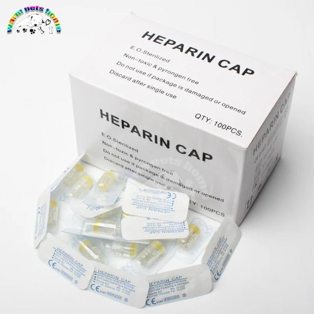 Cap Heparina Descartável IV para Cães e Gatos - Suprimentos Veterinários Essenciais