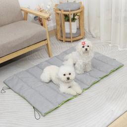 Impermeável dobrável Pet Bed, Almofada Cães Grandes, Refrescante, Tapete Cães Grandes, Acessórios Verão, 110cm - Image 4