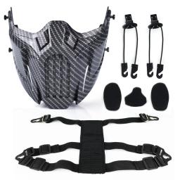 Máscaras faciais táticas de paintball para adultos e crianças, respirador, máscara, proteção, militar, airsoft, cosplay, tiro, caça - Image 2