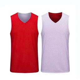 Camisa de basquete respirável dupla face para homens, camisa esportiva wearable para adultos e crianças, de alta qualidade, meninos - Image 3