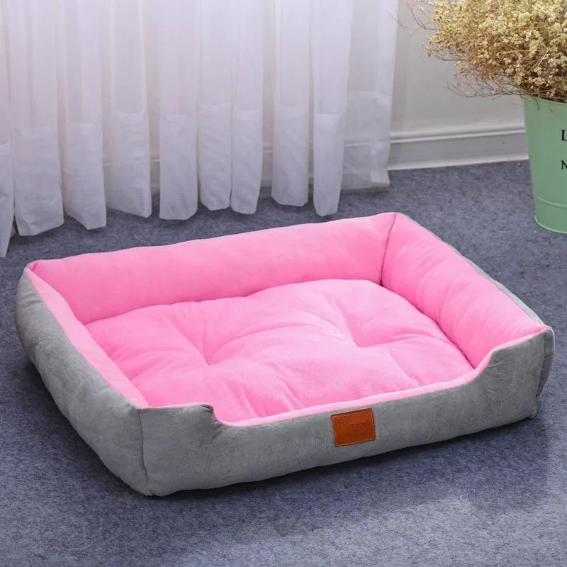 Cama impermeável para animais, casa de cachorro quente, cama macia, ninho de quatro estações, canil para cachorro, transporte da gota 68x55cm - Image 1