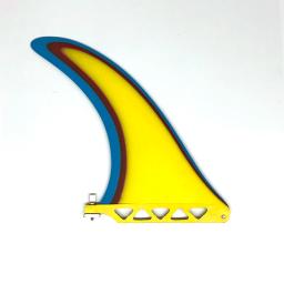 Prancha de surf, amarela de fibra de vidro para surf - Image 1