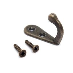 Ganchos de parede antigos e vintage, gancho de liga de zinco para porta de quarto, cabide para roupas, casaco, chapéu, bolsa, toalha, cabide de parede do banheiro com 10 peças - Image 4