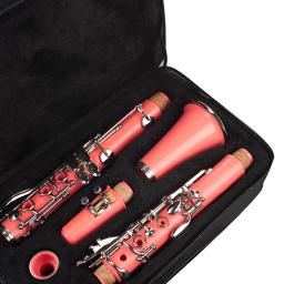 Lommi bb clarinete woodwind banda orquestra instrumentos musicais para iniciantes com caso suporte bocal 10 canas mini chave de fenda - Image 5