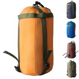 Mochila de compressão à prova d'água, saco de dormir externo/acampamento, conveniente, de nylon, com cordão para escalada e viagem - Image 2