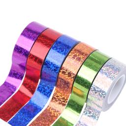 Fita adesiva a laser, 1 peça, para decoração de álbuns de fotos, papelaria, alta resistência, pequena rolo - Image 1