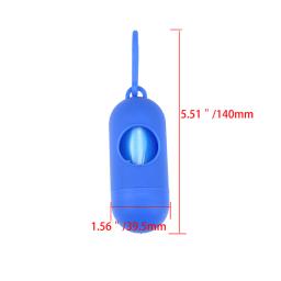 Dispensador azul de resíduos de animais de estimação, produtos para cães e gatos, saco de lixo de plástico, suprimentos para animais de estimação - Image 2