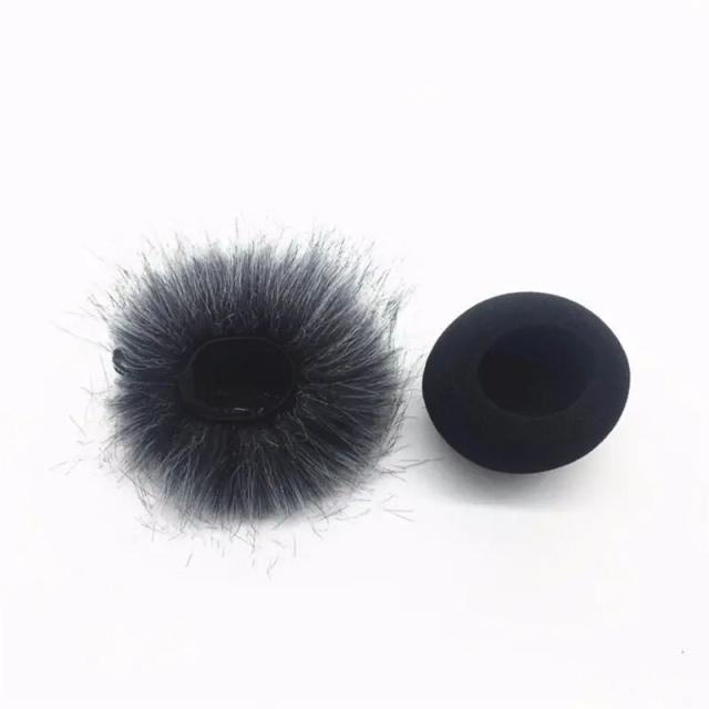 Capa de Vento Furry para Microfone Zoom H1 - Filtro de Espuma Esponja à Prova de Vento