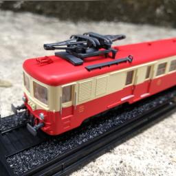 Metal 1:87 atlas modelo de trem elétrico locomotiva ferroviário carro vintage simulação modelo coleção ornamentos figura - Image 2