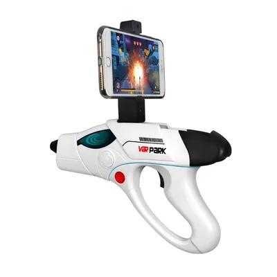 Brinquedo de Arma de Jogo AR Inteligente para Multijogador, Diversão em Airsoft e Tiro de Realidade Virtual com Controle Bluetooth