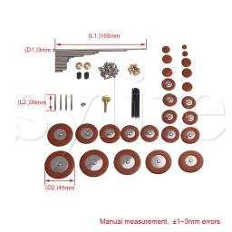 Kit de peças para reparo de saxofone, ferramentas para saxofone alto, conjunto de parafusos, agulhas de mola e 25 peças de almofadas de sax tipo c, diy - Image 2