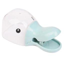 Colher de comida para animais de estimação multi-propósito, colher desenho animado de plástico com canal para cães e gatos, suprimentos de alimentação para animais de estimação, 1 peça - Image 4