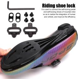 Sapatos de bicicleta montanha grampos para shimano sh51 spd mtb conjunto pedal grampos bicicleta clipe velocidade calas tocas ciclismo sapato - Image 3