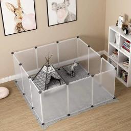 Cercadinho para Pet Pequeno, Atividade Livre, Cerca Espacial Grande, Gaiola para Hamster, Ouriço, Cobaia, Interior, Exterior - Image 3