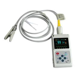Contec animais de estimação veterinária oxímetro de pulso de oxigênio no sangue monitor de freqüência cardíaca spo2, cão/gato, veterinário sonda língua + sw - Image 4