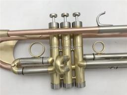 Trompete de cobre de fósforo Bb B Latão Liso Pintado a Ouro Requintado Instrumento Musical Durável com Bocal Luvas Strap Case - Image 4