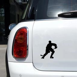 14.5*15.2cm patinação esporte jogador de hóquei vinil decalque do carro adesivo para carros adesivos e decalques engraçado - Image 5