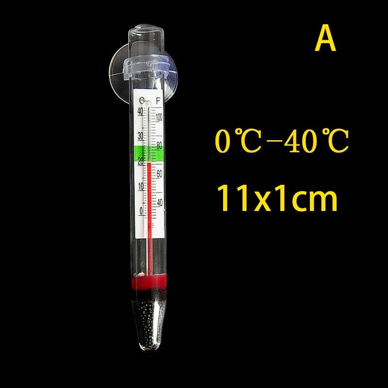 Termômetro De Vidro Submersível Do Aquário, Acessórios Do Tanque De Peixes, Medição De Temperatura Da Água, Copa De Sucção À Prova D' Água - Image 1