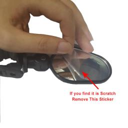 Girar o espelho traseiro da bicicleta, guidão grande angular, espelho retrovisor para bicicleta, MTB, acessórios de ciclismo, 360 graus - Image 2