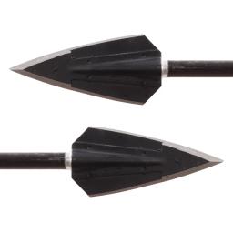 Pontas largas de tiro com arco 160 grão linha universal 2 pontos de ponta de lâmina fixa alvo para acessórios de caça ao ar livre - Image 5