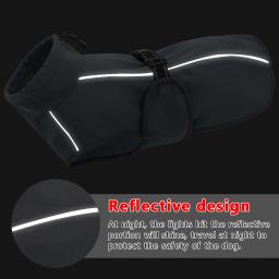 Casaco de inverno para cachorros, roupa à prova d'água para cães, colete quente e vestuário para cães pequenos e grandes perros - Image 2