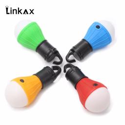 Lanterna led portátil para acampamento, lâmpada para camping, barraca, pesca, 4 cores, bateria aaa, 1 peça - Image 1