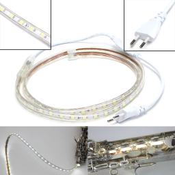 Luz led para saxofone clarinete instrumentos de sopro 1m leak light repair tools - Image 4