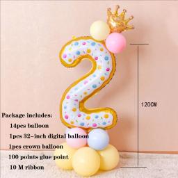 Kit de arco para balões e doces, decorações para festas de aniversário, para meninas, crianças, candelabro, materiais para festa de feliz aniversário, banner - Image 5