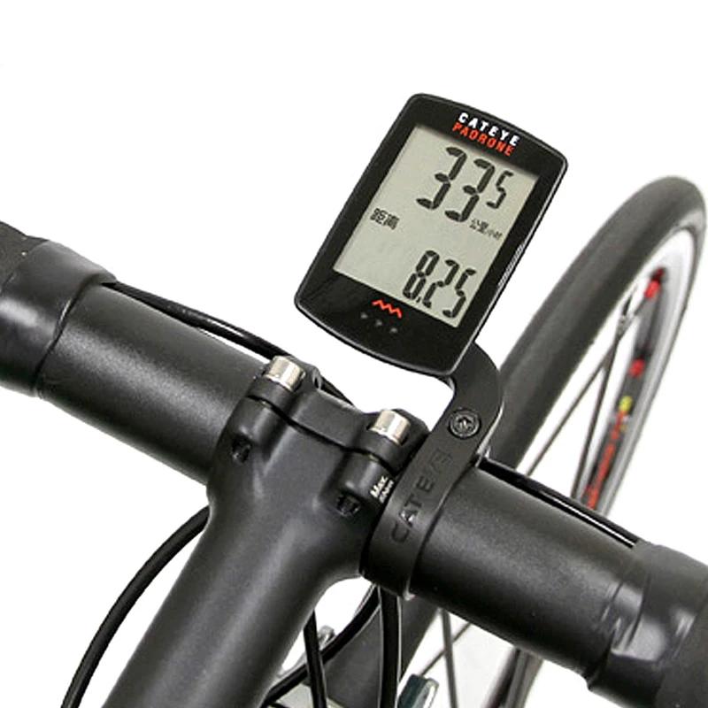 CatEye-Suporte sem fio do computador da bicicleta, suporte de montagem para peças de bicicleta, acessórios ultraleves, preto, novo, frete grátis - Image 1