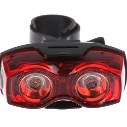 Impermeável bicicleta cauda luz, ciclismo lanterna, aviso de segurança, piscando luzes traseiras, lâmpada, 2 LED, 3 modo, 1pc - Image 2