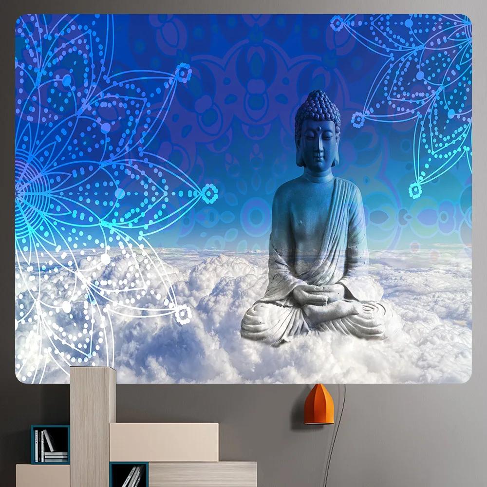 Tapete decorativo de mandala para casa, manta de mesa decorativa boêmia com estampa de buda para meditação de buda indiana - Image 1