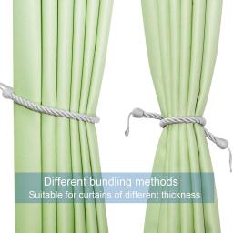 1 peça-prendedor para cortinas, fecho em algodão, para janelas, cordas, suporte para cortinas, acessórios decorativos, fivelas, gravatas - Image 6