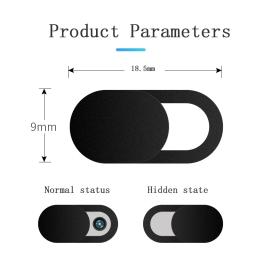 Universal Antispy Webcam Cover, Shutter Magnet Slider, Capa da câmera Web para Laptop, iPad, Macbook, Lente do telefone, Privacidade Etiqueta, 1 Pc, 20Pcs - Image 2