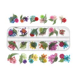 Resina Epóxi Oco Cola Em Branco Pendant Base Conjuntos, DIY Brincos Kits, Secas Fazer Jóias Flor, Colar Ferramentas, 1 Conjunto - Image 4