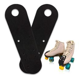 1 par Roller Skating Protetores De Toe De Couro Protetores Sapatos de Patinação Cobrir Patins De Gelo Tampas De Toe Duráveis Para Roller Skate Acessórios - Image 2