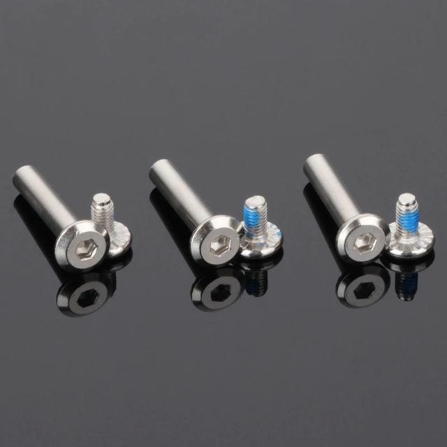 Peças de Patins para Crianças e Adultos: Parafusos e Rodas de Patinação Inline 6mm x 31mm - Pacote com 10 Unidades