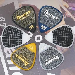 Ibanez Palhetas para Guitarra Grip Wizard Series Sand Grip Antiderrapante Plectrum 0.8/1.0/1.2mm Acessórios para Guitarra Fabricados no Japão - Image 6