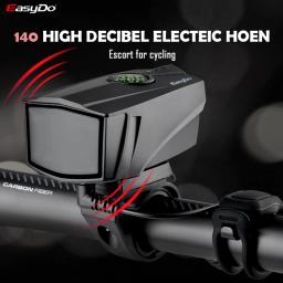 Easydo 140 dB Sino Elétrico 2 Modos Buzina Eletrônica de Bicicleta À Prova D 'Água Acessórios de Ciclismo ao Ar Livre Sino de Bicicleta Guiador 22-26mm - Image 5