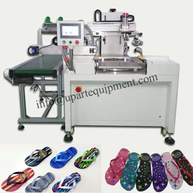 Impressora Automática Pneumática para Palmilhas com Mesa Giratória e Tela Plana Rotativa à Venda