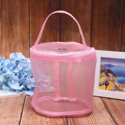 Agulhas de tricô Yarn Tote Organizer Saco redondo de crochê Artesanato DIY Cesta de armazenamento de lã Acessórios para ferramentas de costura - Image 6