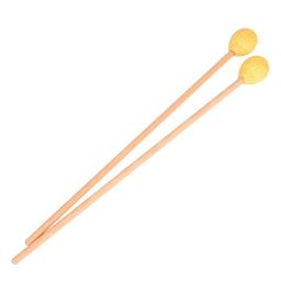 1 par maple marimba maletes acessórios de percussão baquetas amarelas para xilofone glockenspiel sinos peças do instrumento musical - Image 2