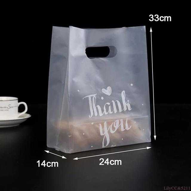 Sacos de Presente Portáteis em 50 Peças com Design de Coração: Bolsas de Embalagem para Sobremesas e Pães em 3 Tamanhos