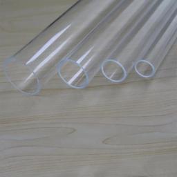 Tubo acrílico para irrigação de aquário, tubo de vidro orgânico transparente com 20/25/32/40mm para tanque de peixes, comprimento de 48 ~ 50cm e 10 peças - Image 6